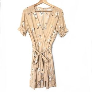 Faithfull the Brand Wrap Dress Floral